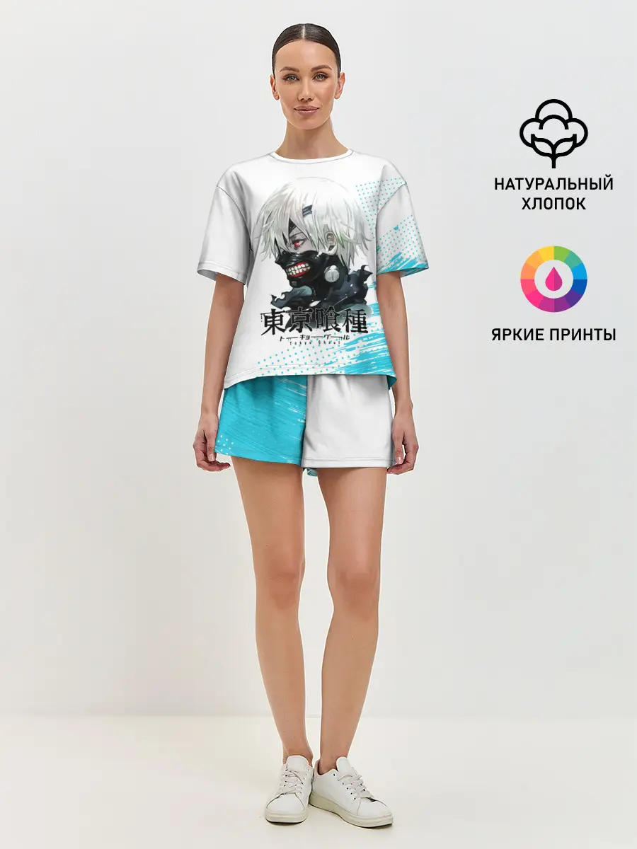 Женская пижама с шортами / Канеки Кен