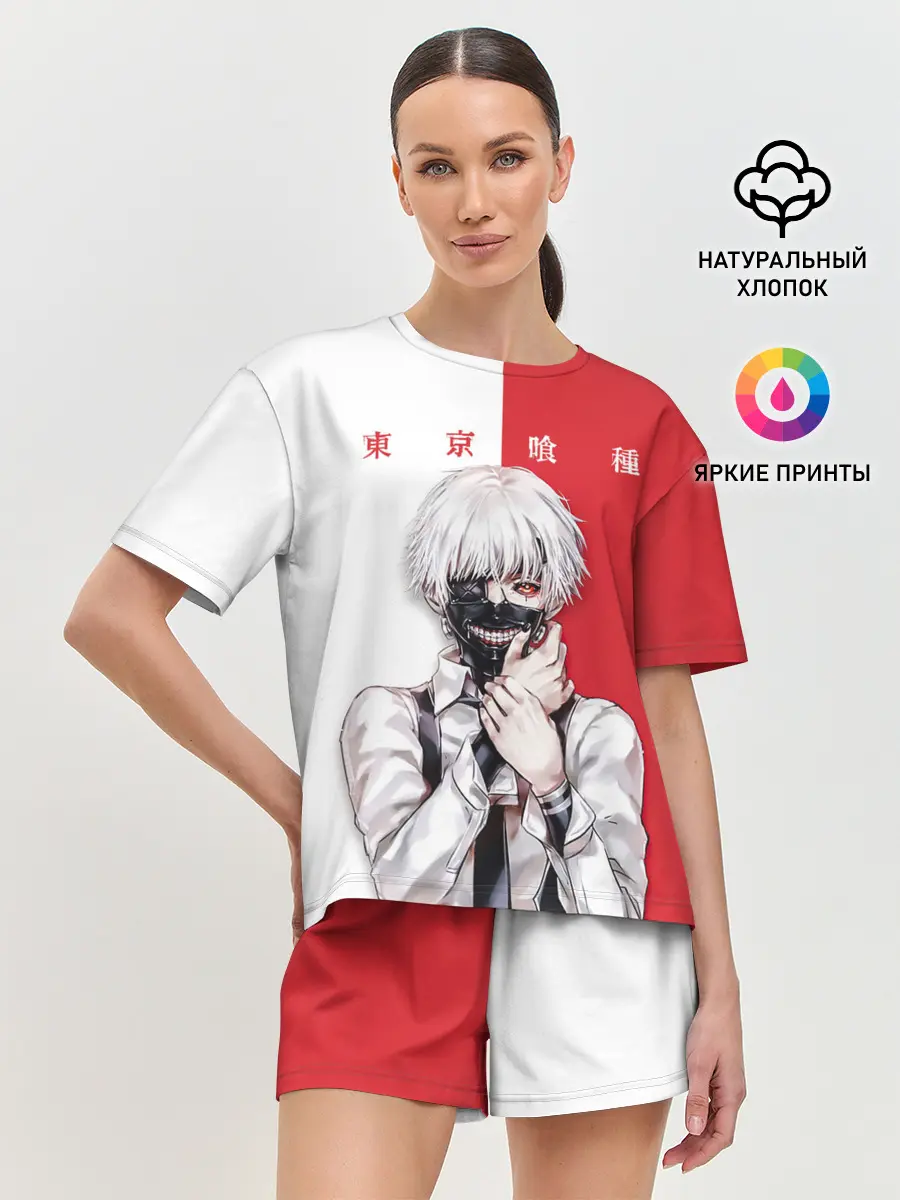 Женская пижама с шортами / Канеки Кен