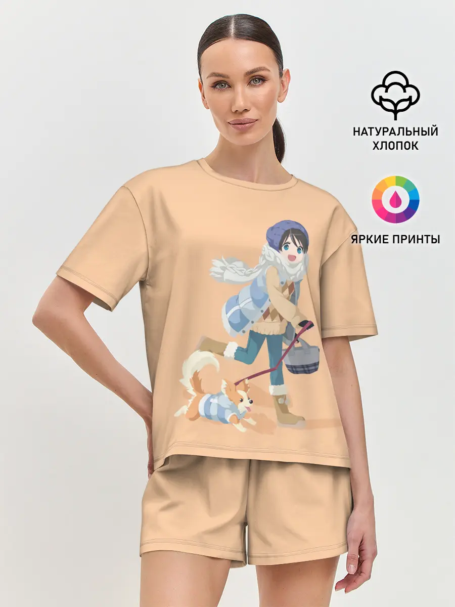 Женская пижама с шортами / Ena