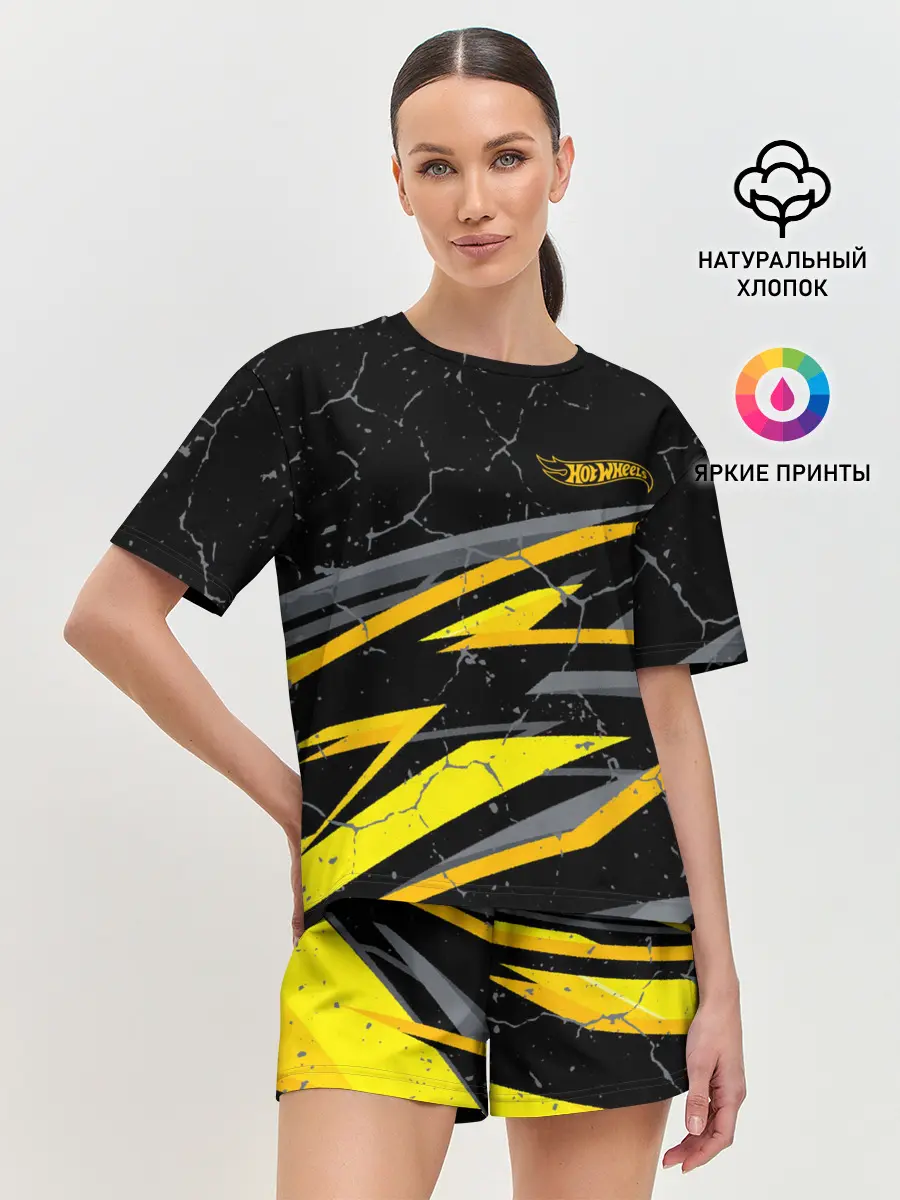 Женская пижама с шортами / Hot Wheels