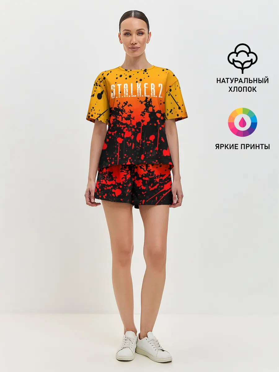 Женская пижама с шортами / STALKER 2