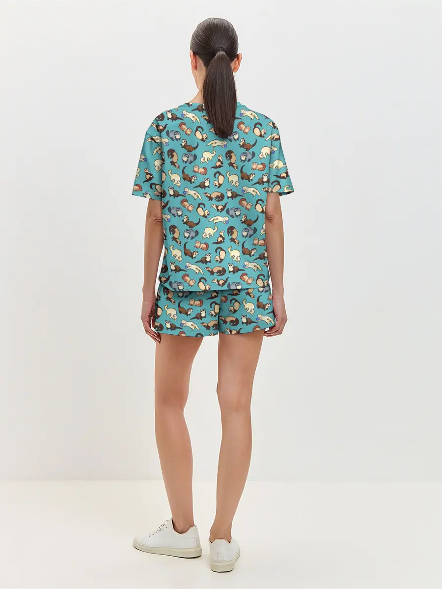 Женская пижама с шортами / Соболи