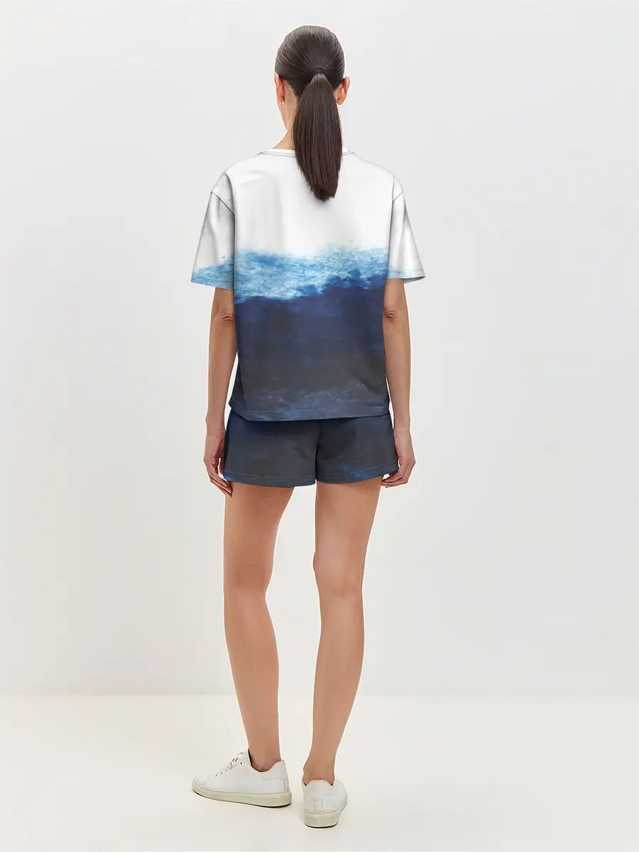 Женская пижама с шортами / Акула