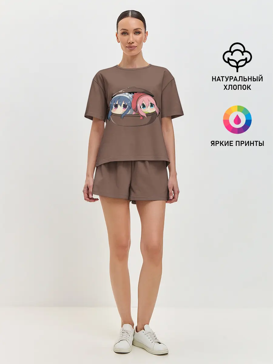 Женская пижама с шортами / Рин и Надэсико