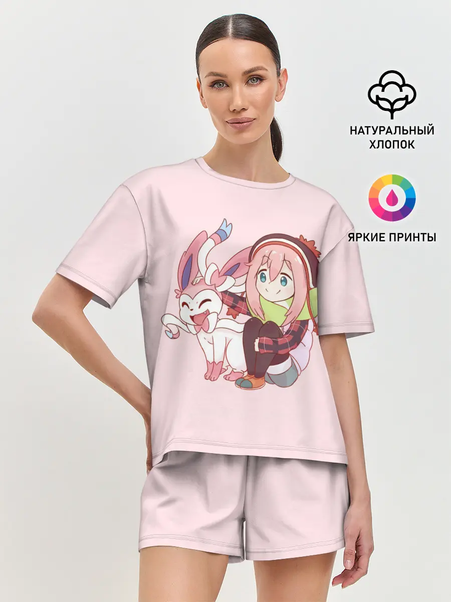 Женская пижама с шортами / Nadeshiko