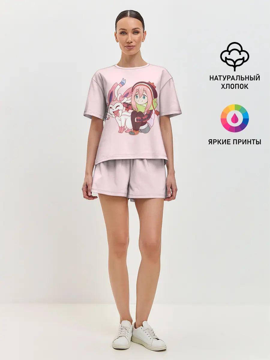 Женская пижама с шортами / Nadeshiko