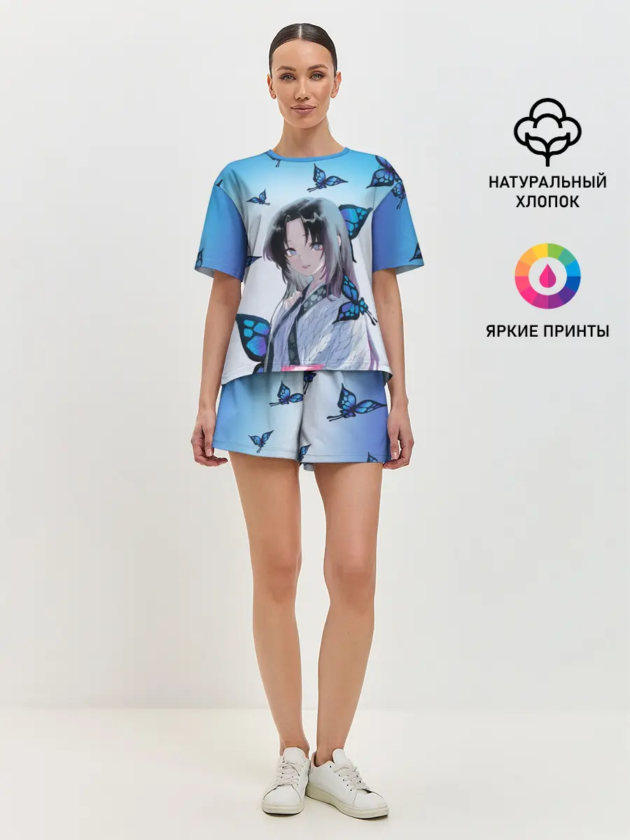 Женская пижама с шортами / ШИНОБУ КОЧО | KOCHO SHINOBU