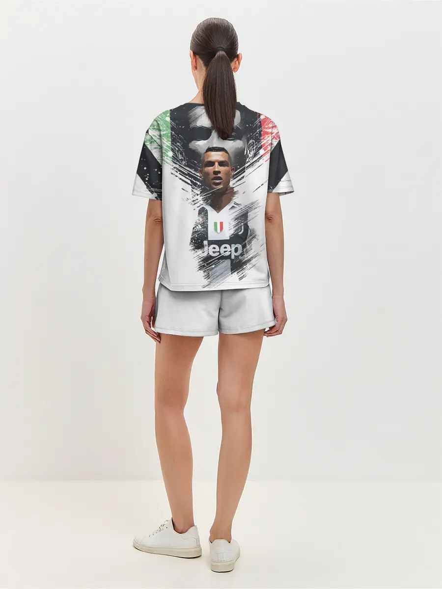 Женская пижама с шортами / Криштиану Роналду