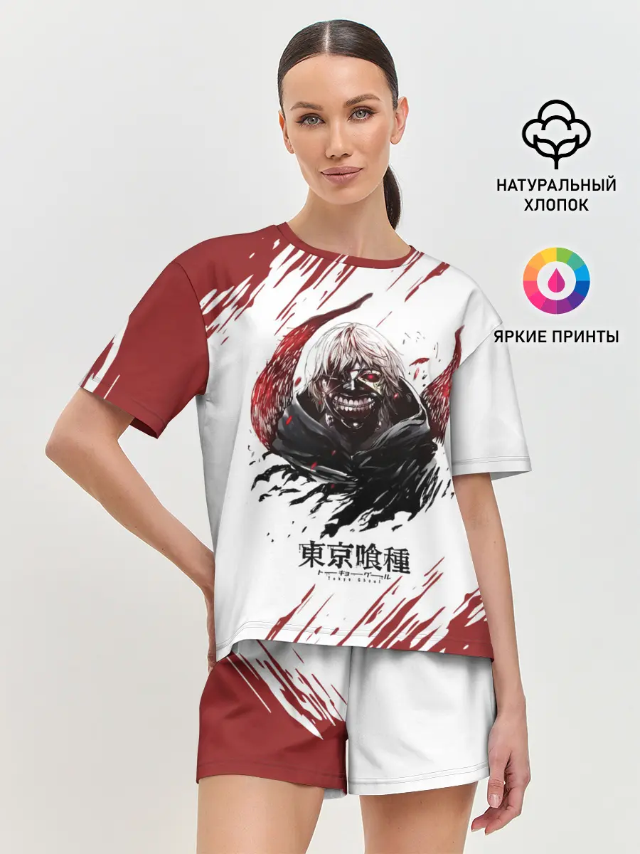 Женская пижама с шортами / Kagune | Tokyo Ghoul