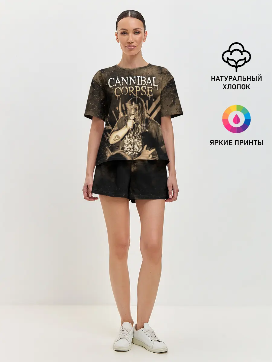 Женская пижама с шортами / Cannibal Corpse