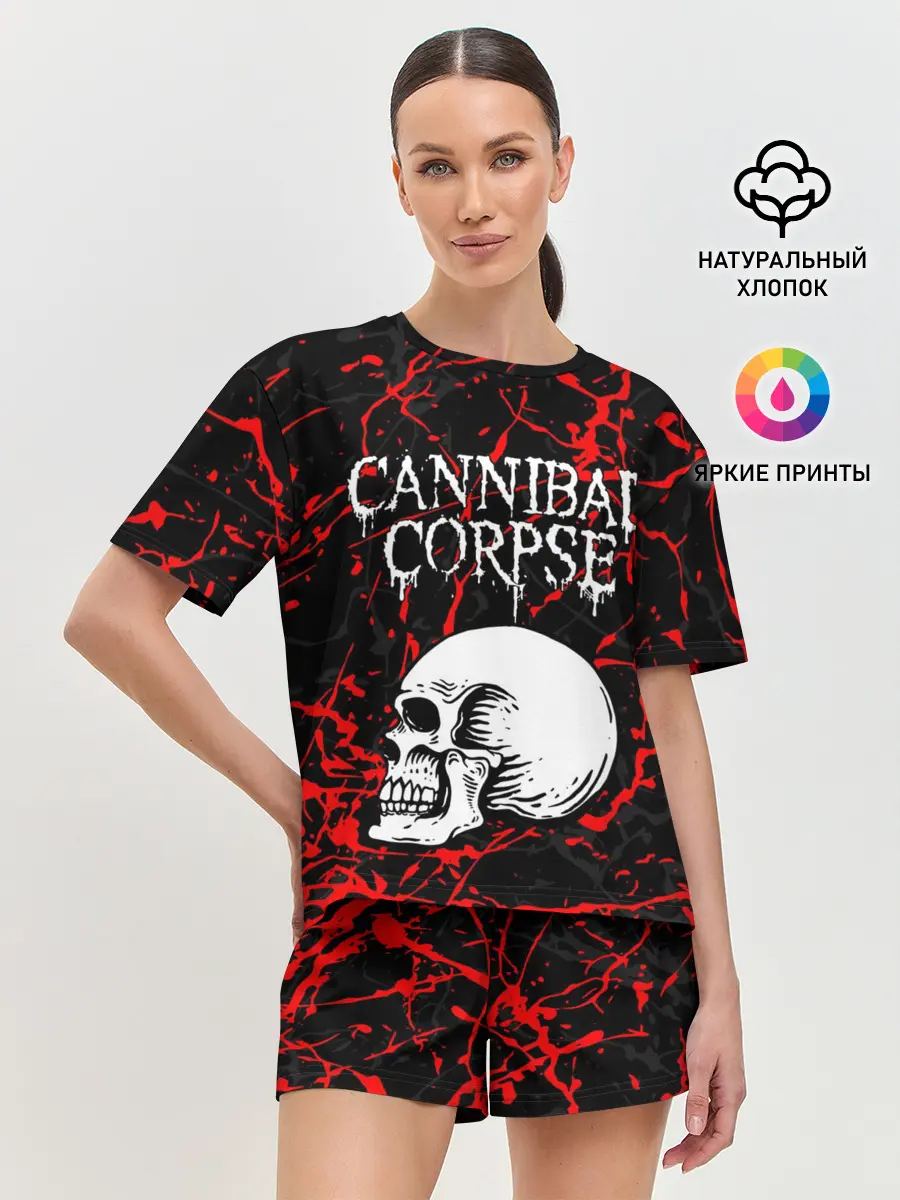 Женская пижама с шортами / CANNIBAL CORPSE