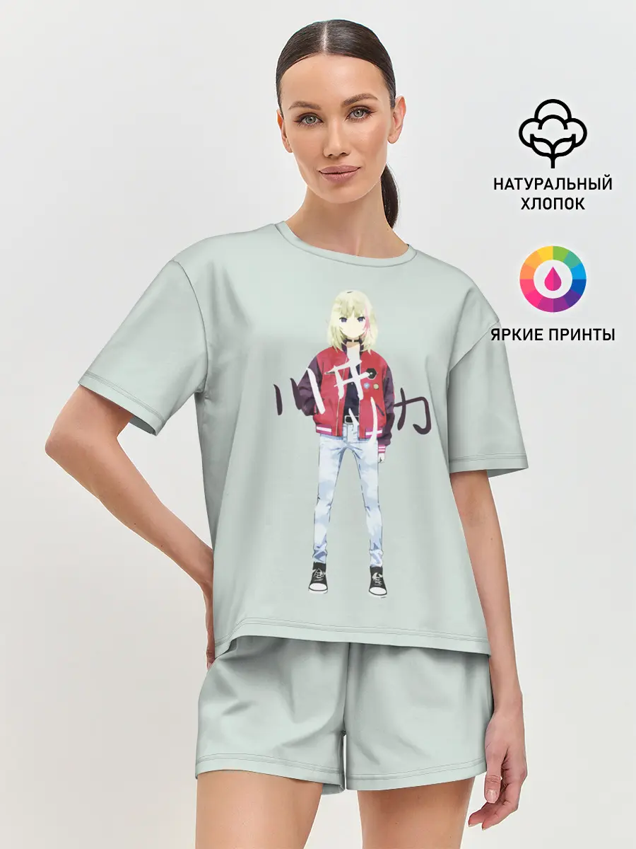 Женская пижама с шортами / Рика