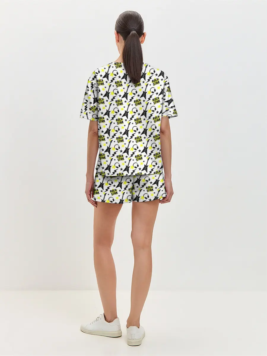 Женская пижама с шортами / Rock Star