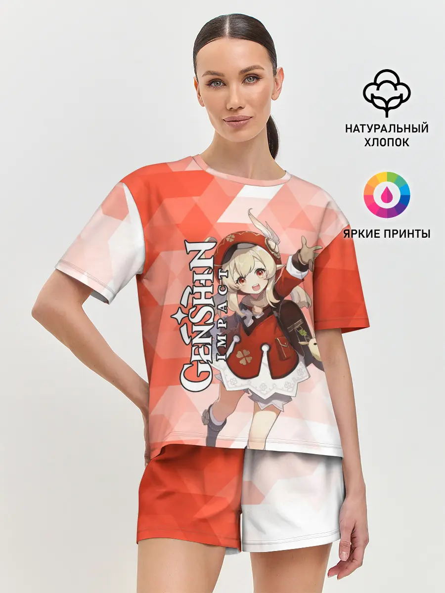 Женская пижама с шортами / GENSHIN IMPACT КЛИ