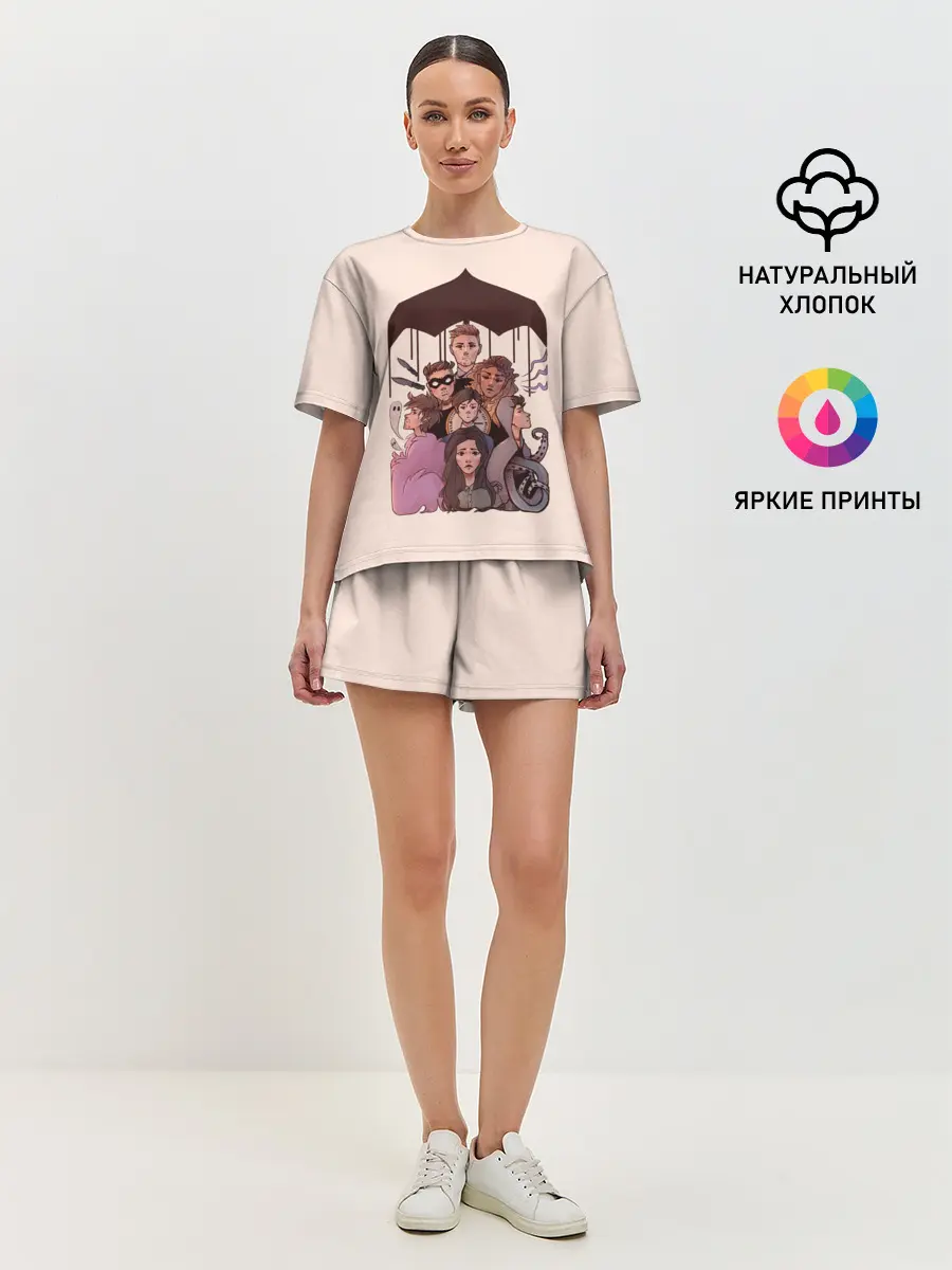 Женская пижама с шортами / Семья вместе