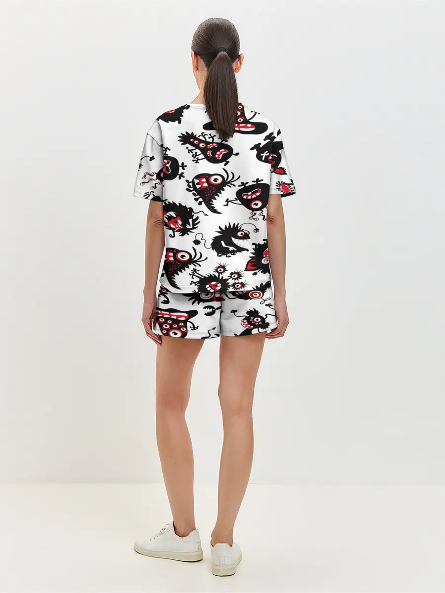 Женская пижама с шортами / Чудики