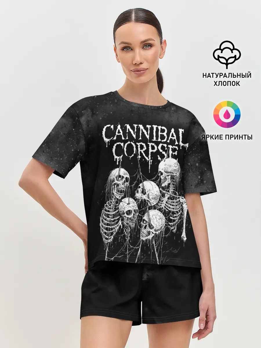 Женская пижама с шортами / Cannibal Corpse