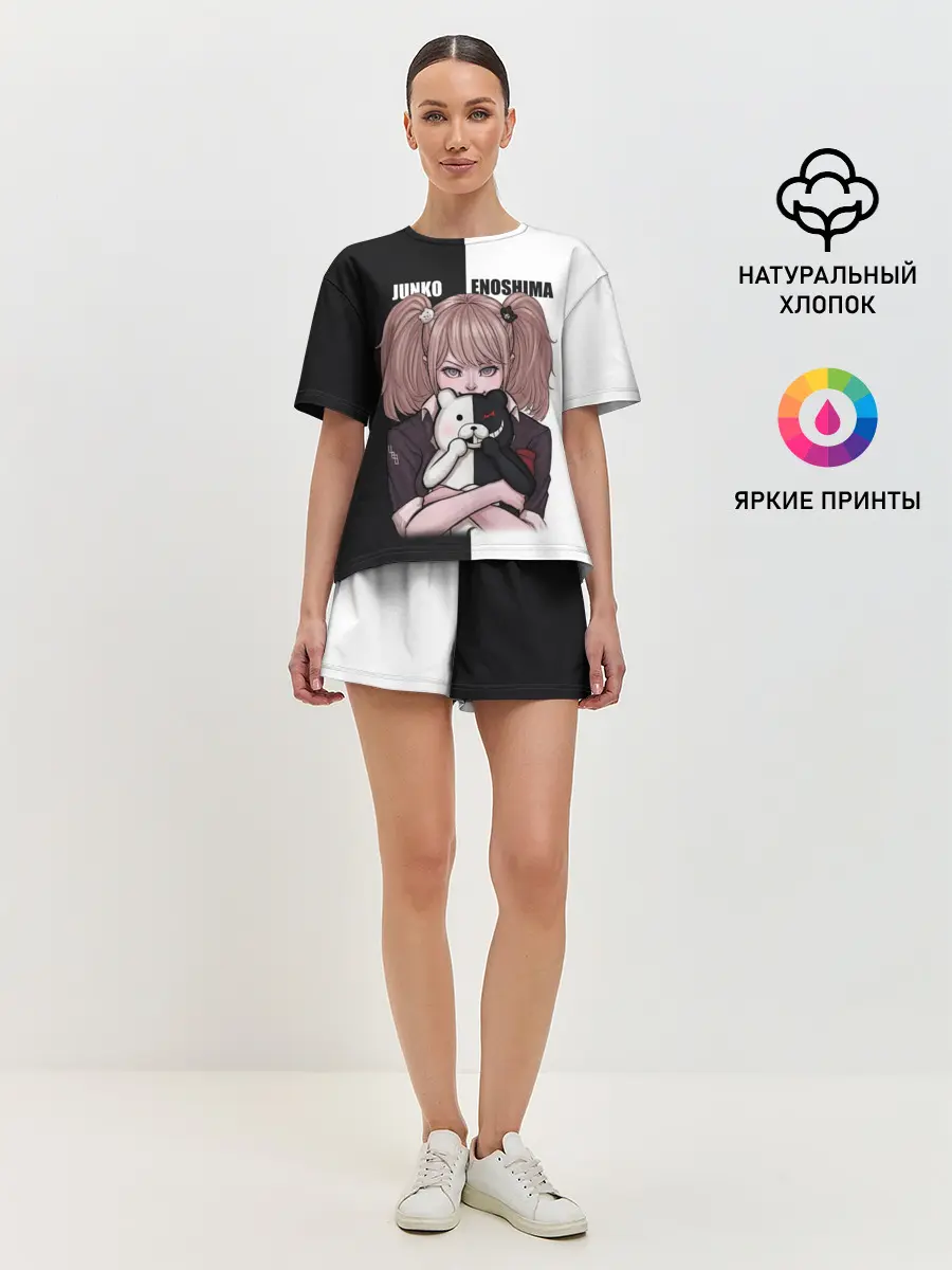 Женская пижама с шортами / MONOKUMA / JUNKO