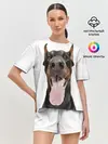 Женская пижама с шортами / Доберман / Doberman