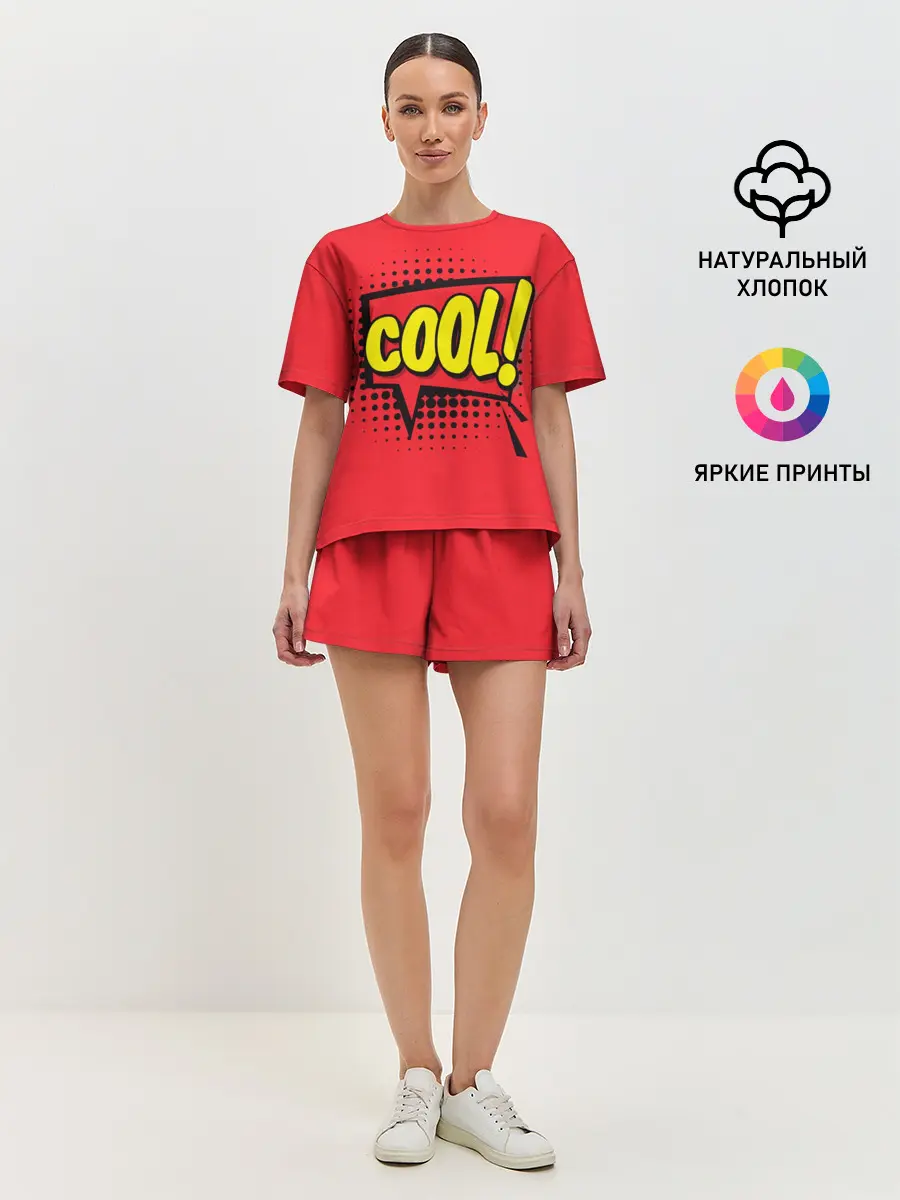 Женская пижама с шортами / COOL