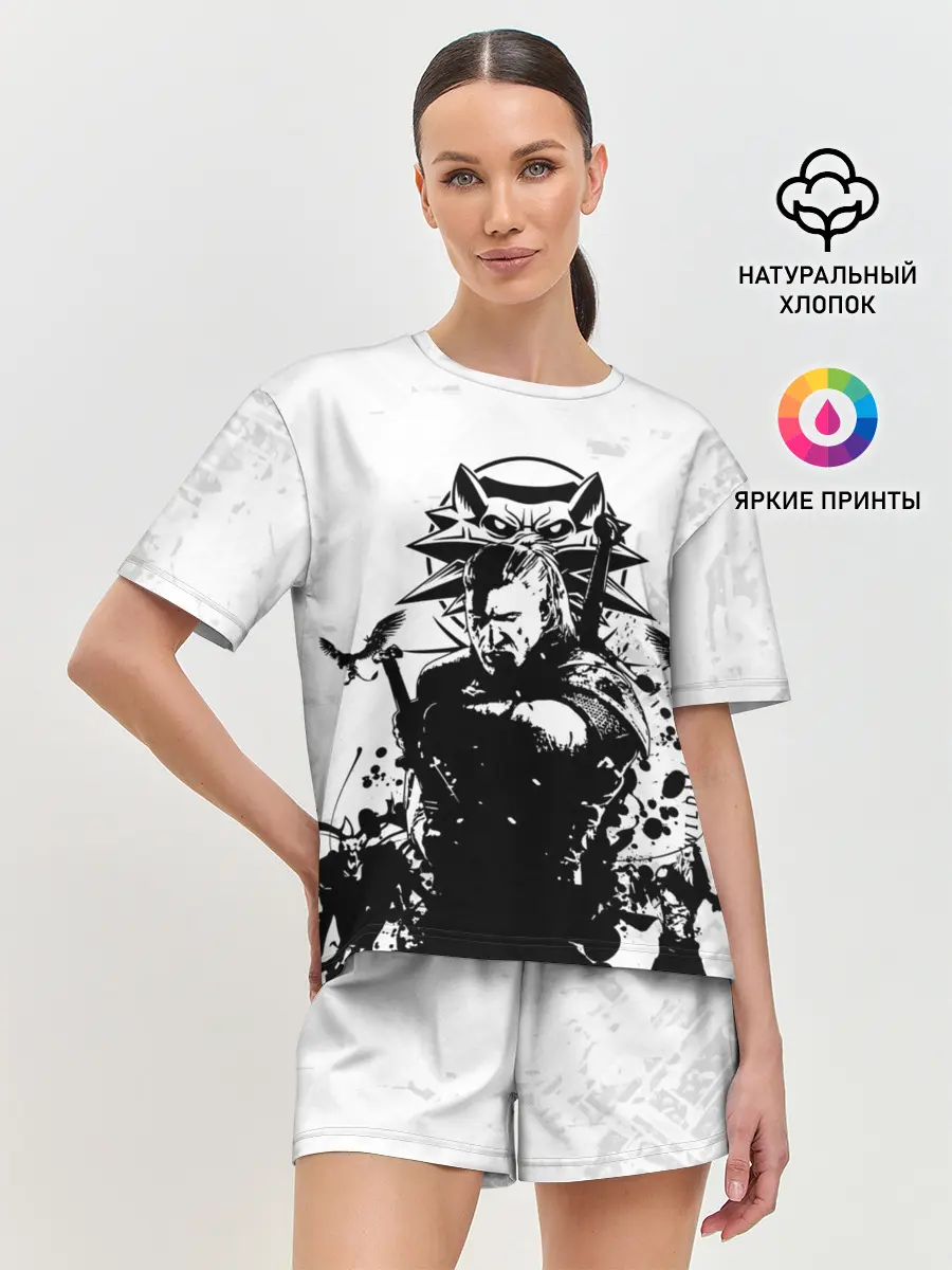 Женская пижама с шортами / The Witcher 3 / Ведьмак 3