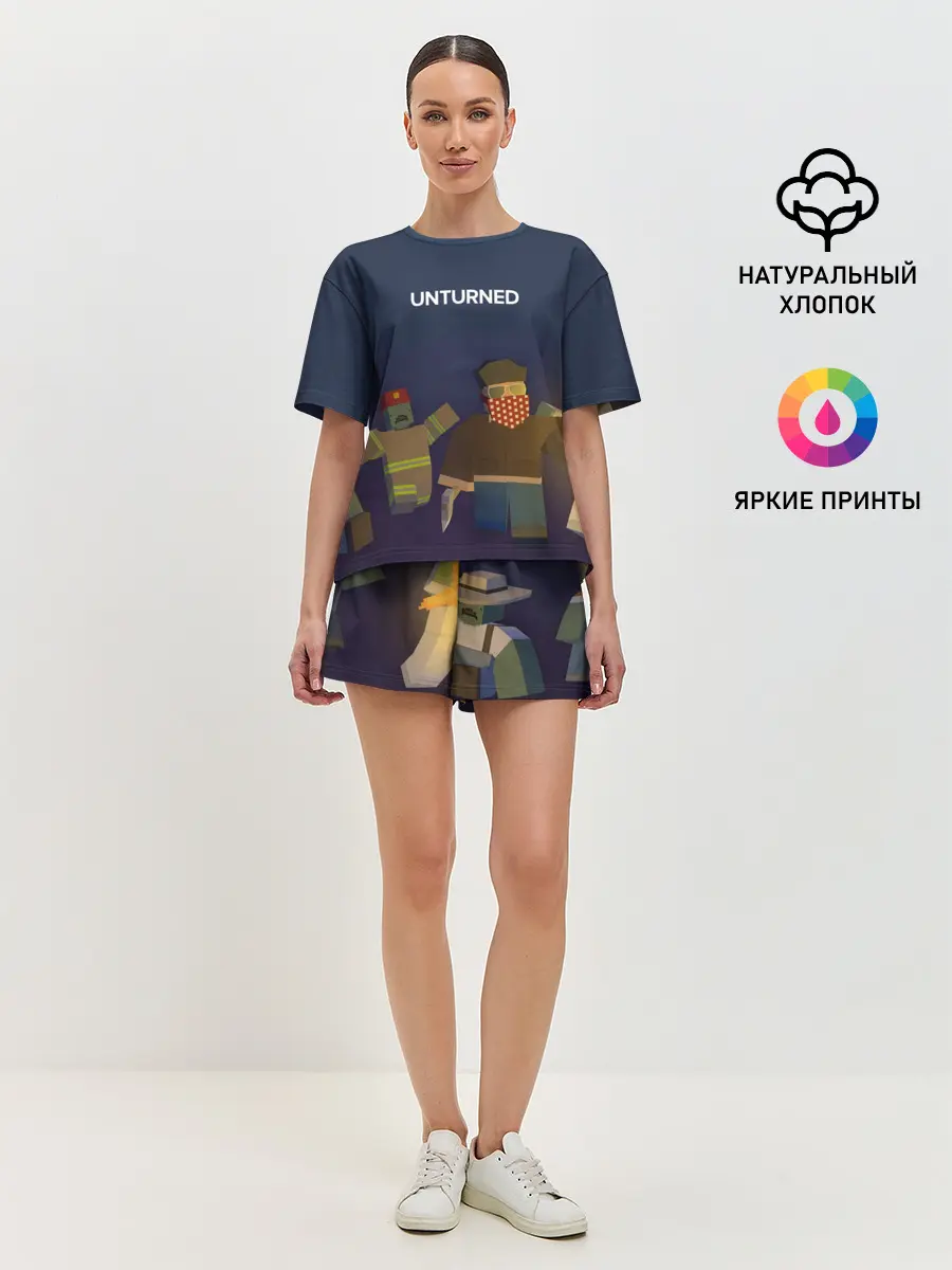 Женская пижама с шортами / Unturned