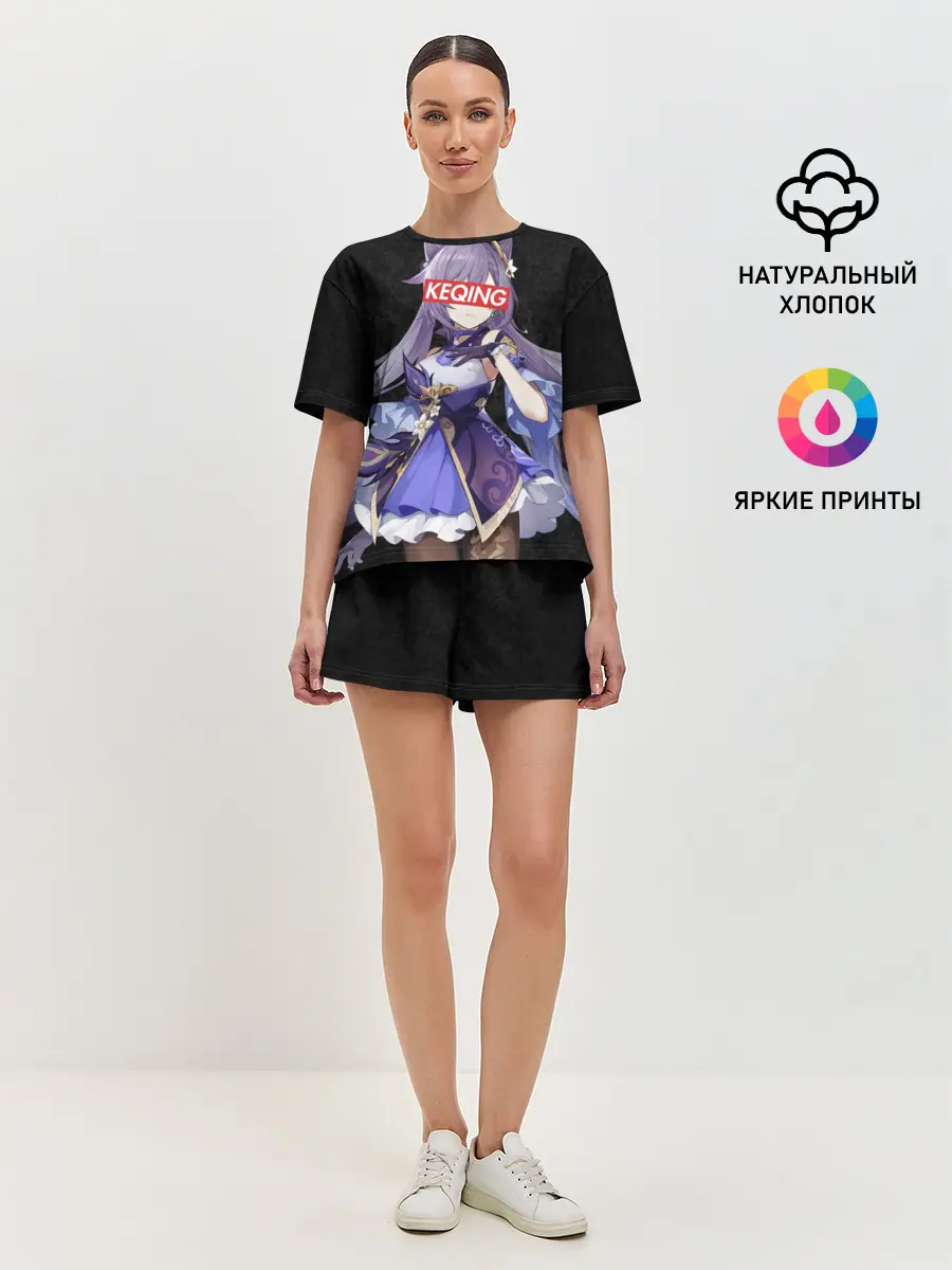Женская пижама с шортами / Genshin Impact KEQING