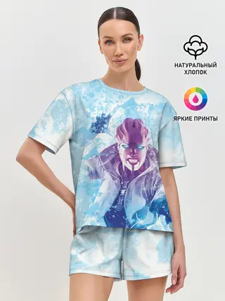 Женская пижама с шортами / масс эффект