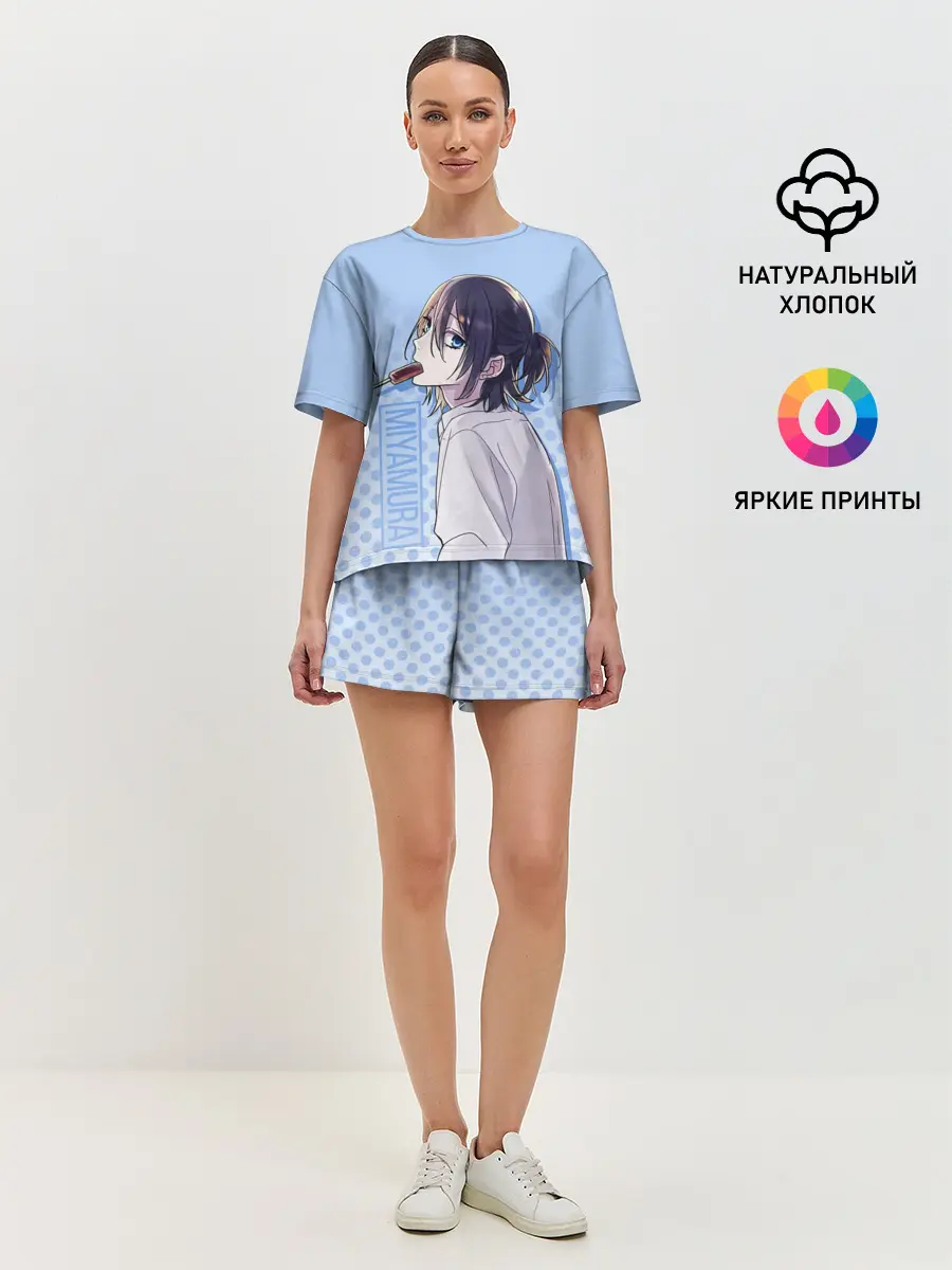 Женская пижама с шортами / Miyamura