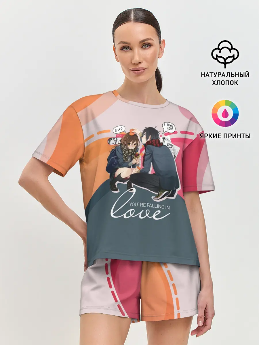 Женская пижама с шортами / Хори-сан и Миямура-кун