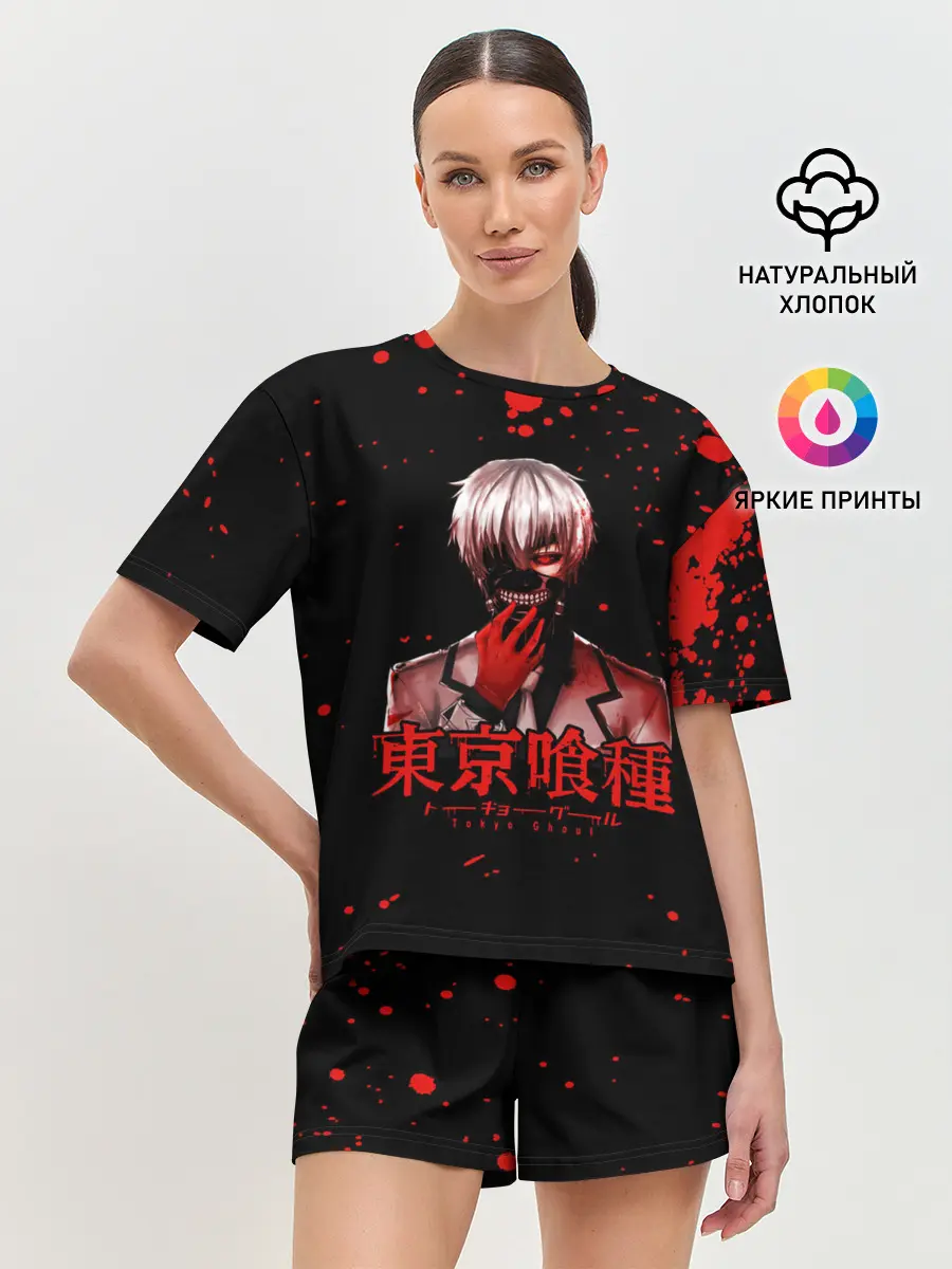 Женская пижама с шортами / Kaneki
