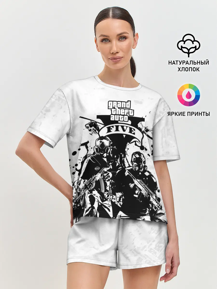 Женская пижама с шортами / GTA 5 / ГТА 5