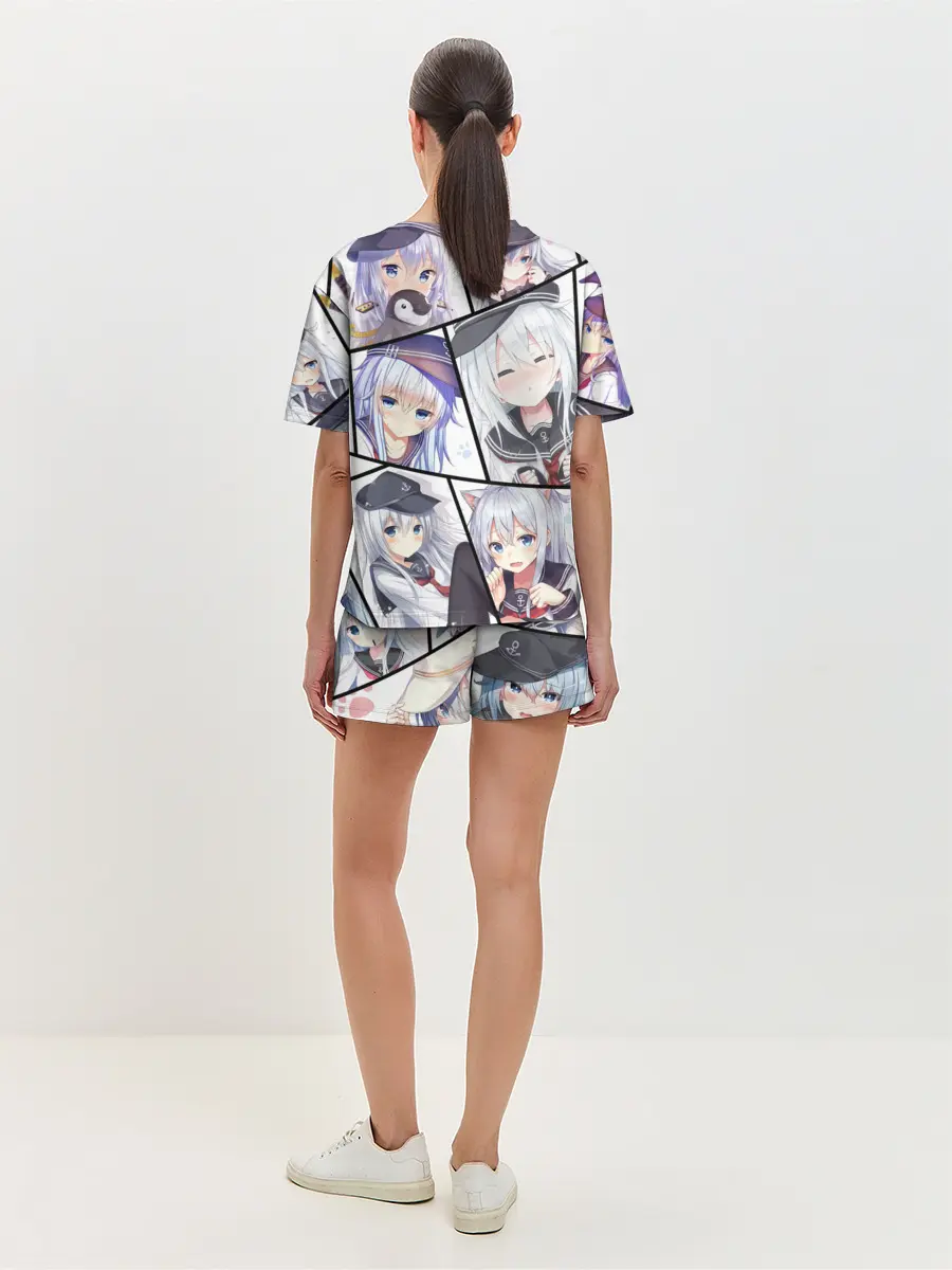 Женская пижама с шортами / Kantai Collection: Hibiki