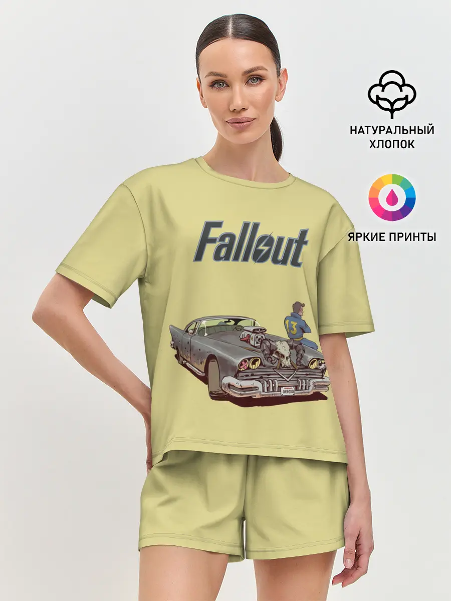 Женская пижама с шортами / Убежище 13