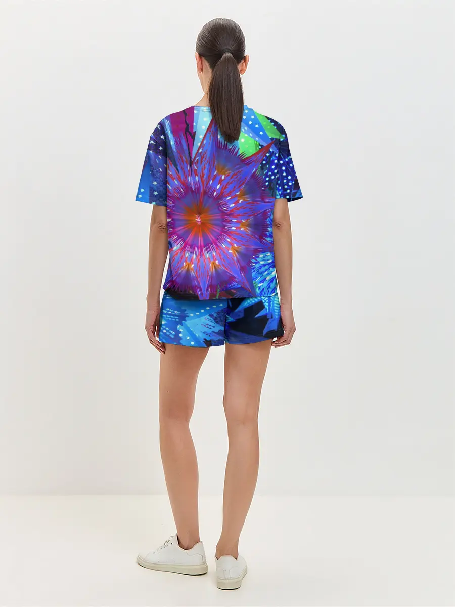 Женская пижама с шортами / Иллюзия