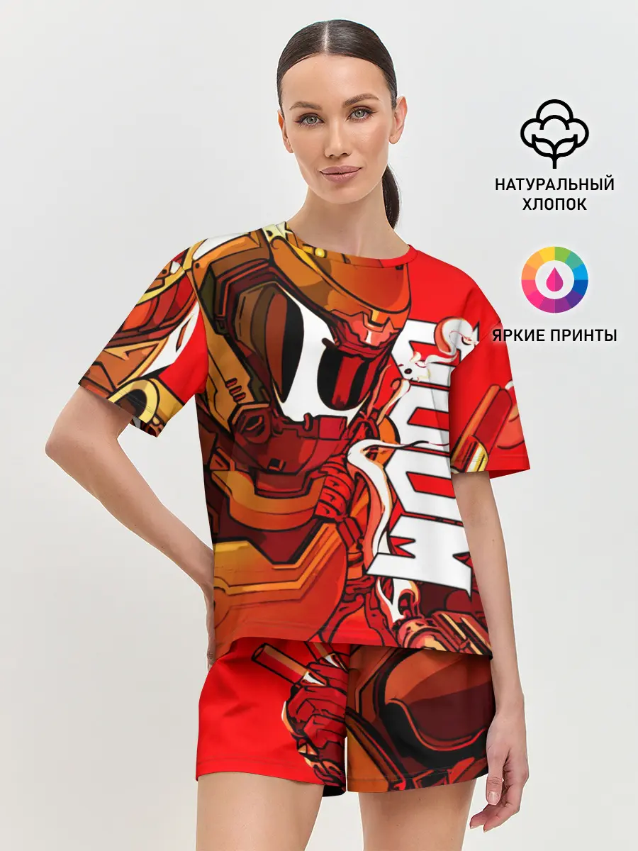 Женская пижама с шортами / DOOM Eternal