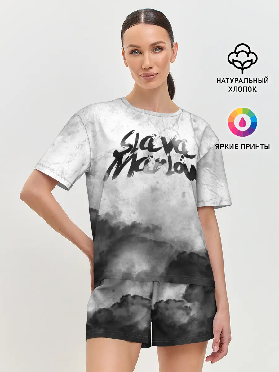 Женская пижама с шортами / SLAVA MARLOW