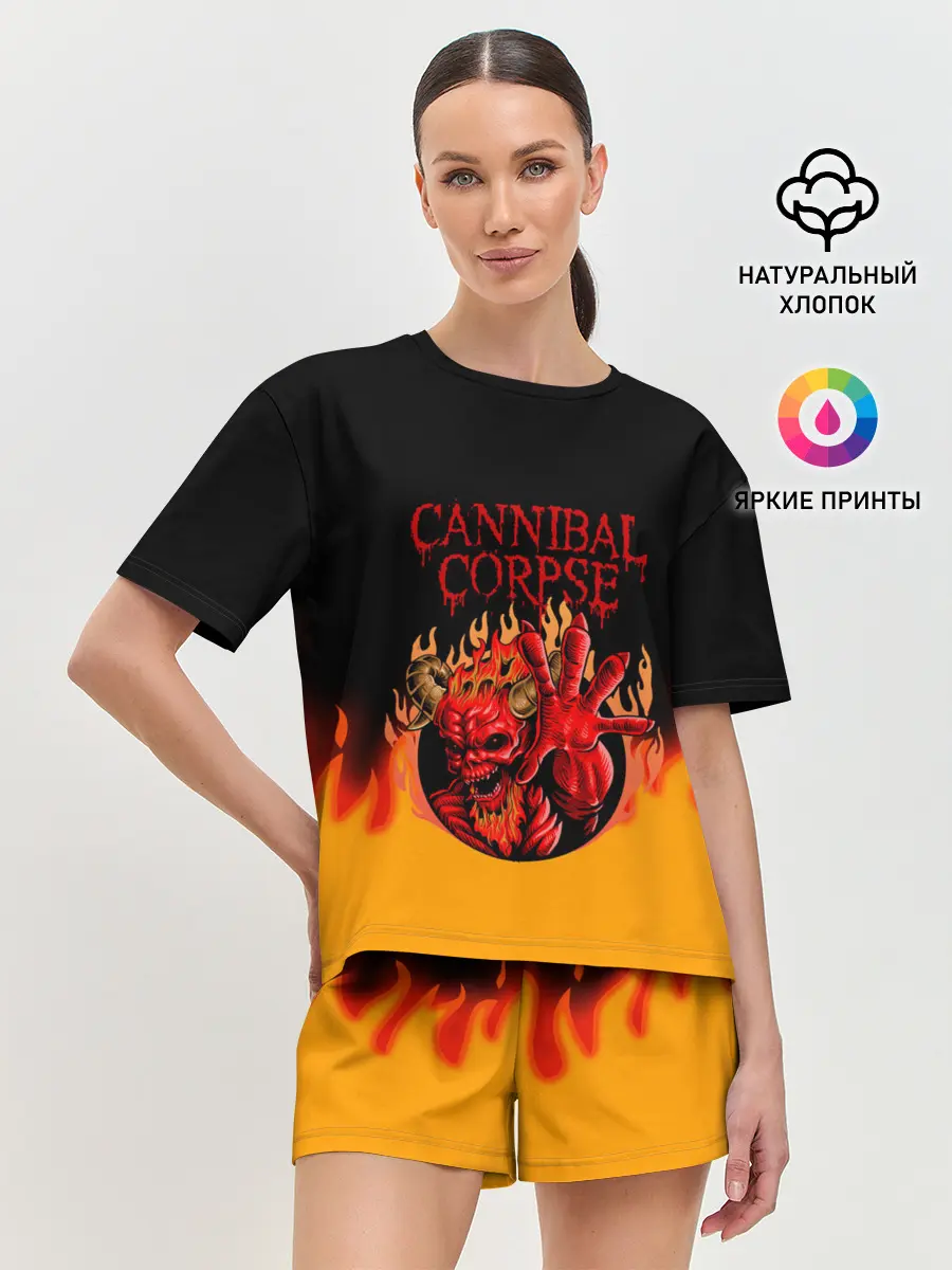 Женская пижама с шортами / Cannibal Corpse | Труп Каннибала