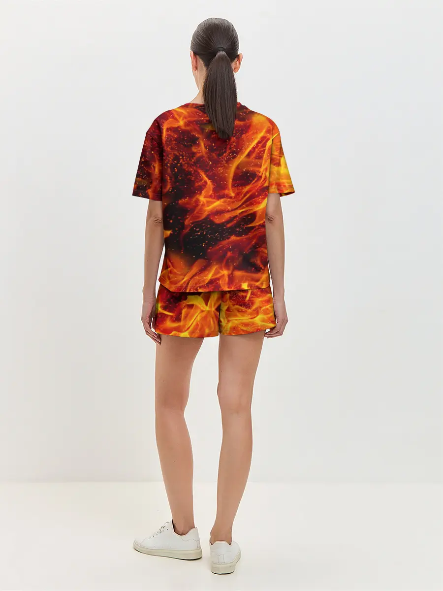 Женская пижама с шортами / RAMMSTEIN