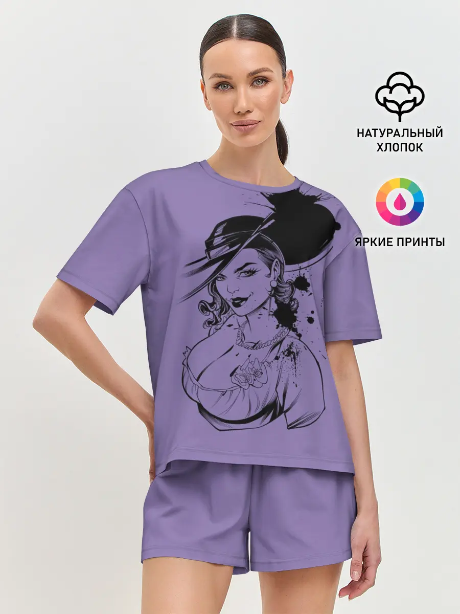 Женская пижама с шортами / village resident evil