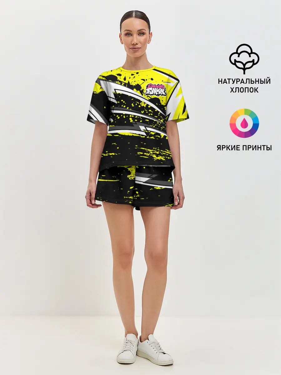 Женская пижама с шортами / Friday Night Funkin