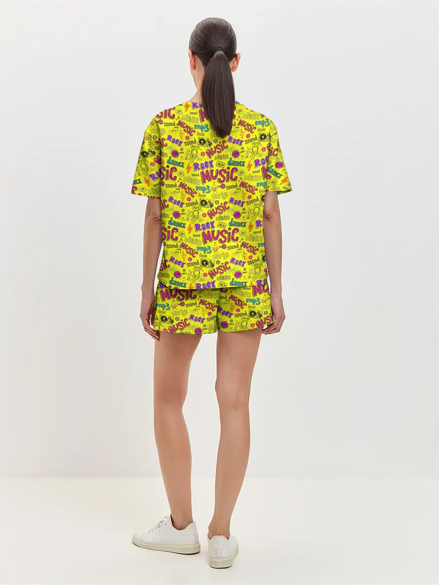 Женская пижама с шортами / Rock