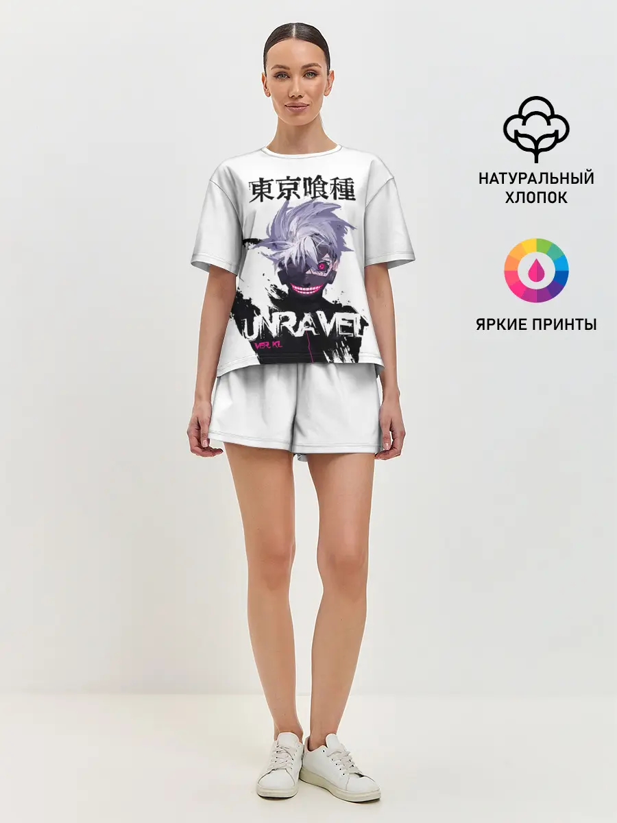 Женская пижама с шортами / UNRAVEL VER KL Tokyo Ghoul