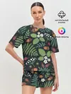 Женская пижама с шортами / Природа