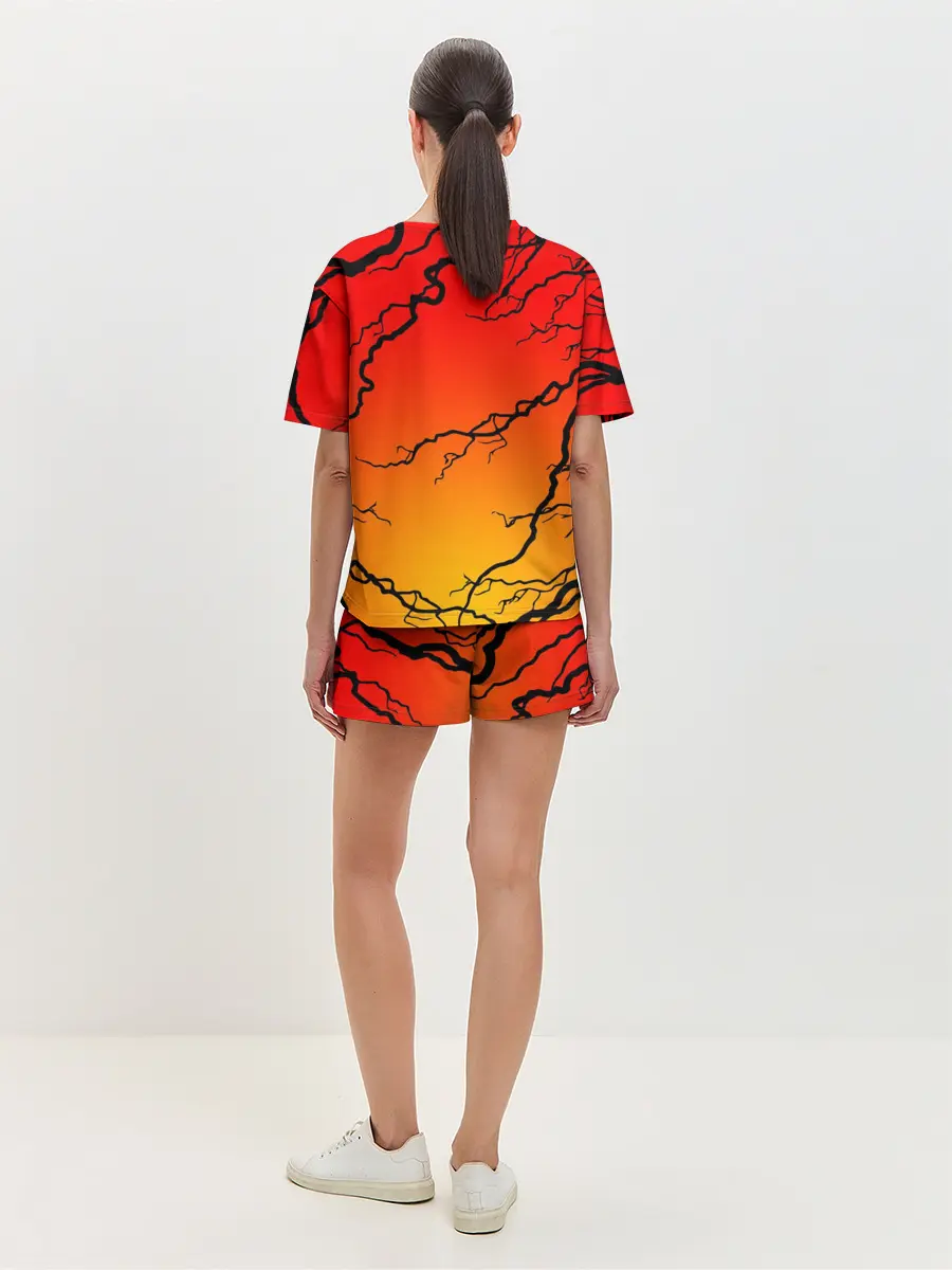 Женская пижама с шортами / RAMMSTEIN