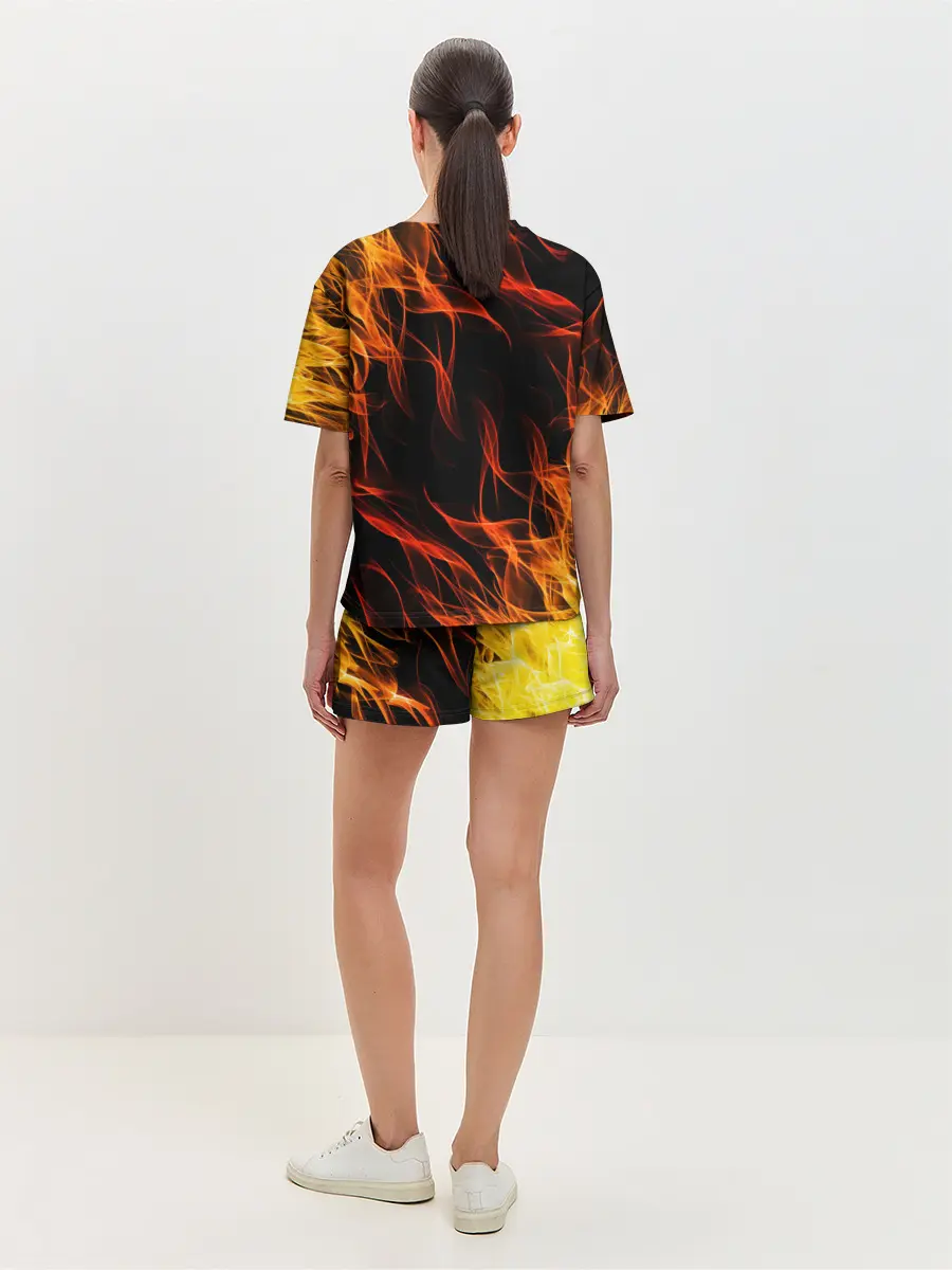 Женская пижама с шортами / КЛИНОК РАССЕКАЮЩИЙ ДЕМОНОВ