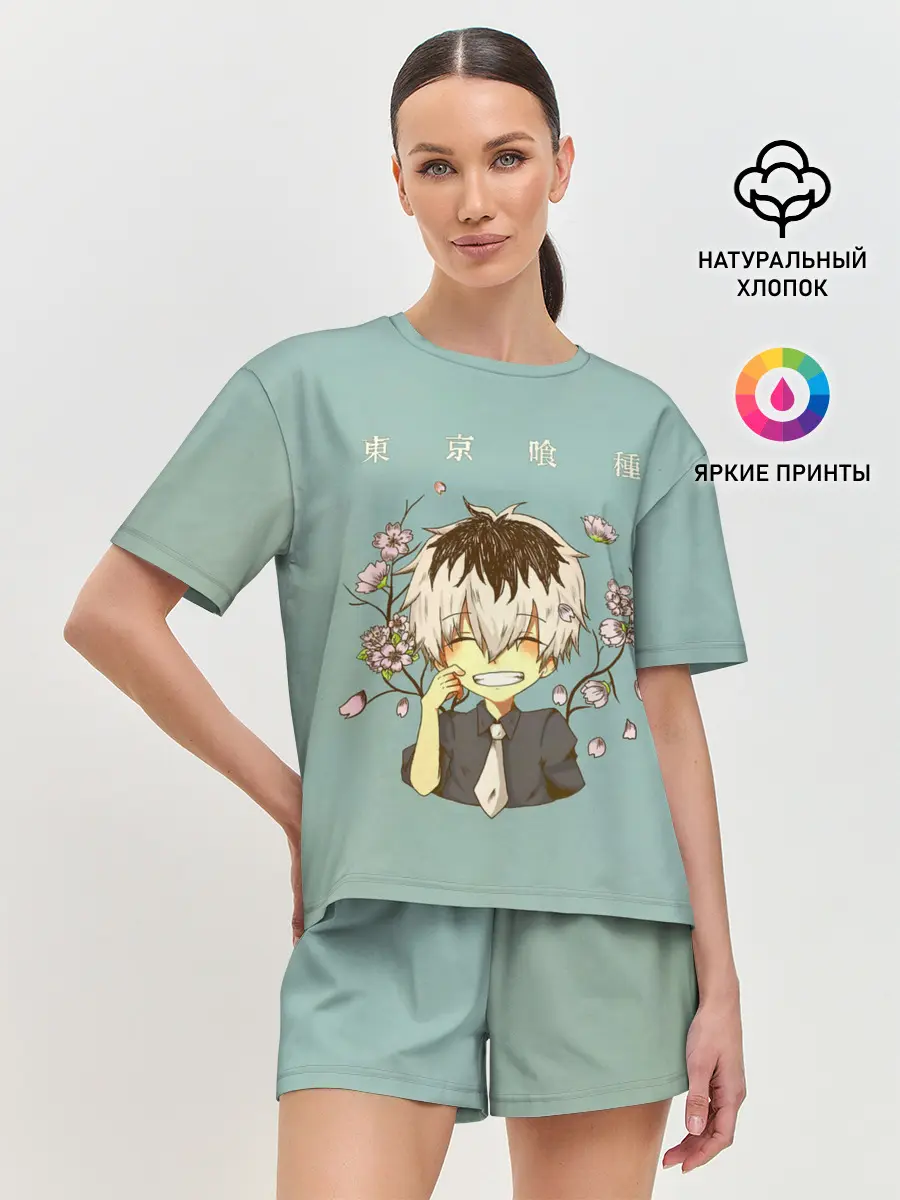 Женская пижама с шортами / Милашка Канеки