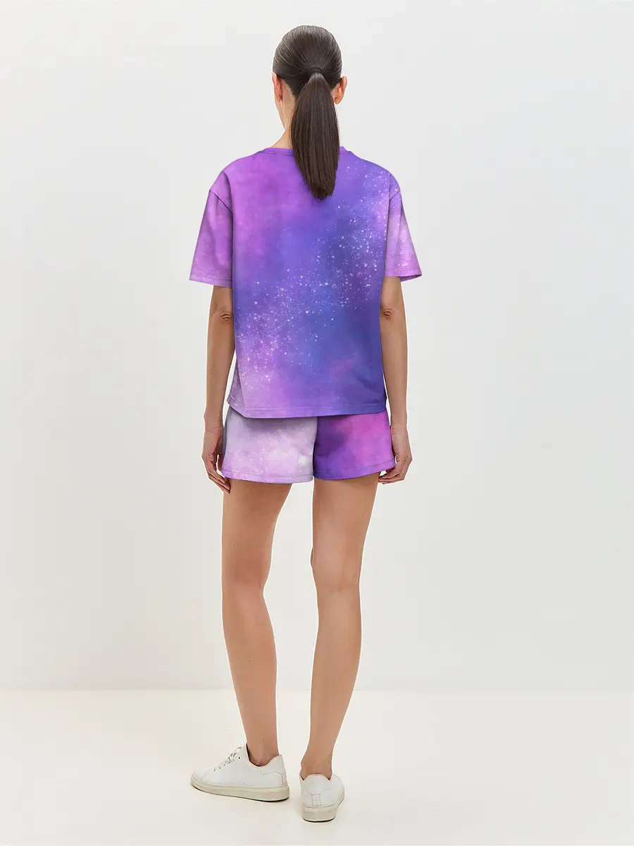 Женская пижама с шортами / Сатурн