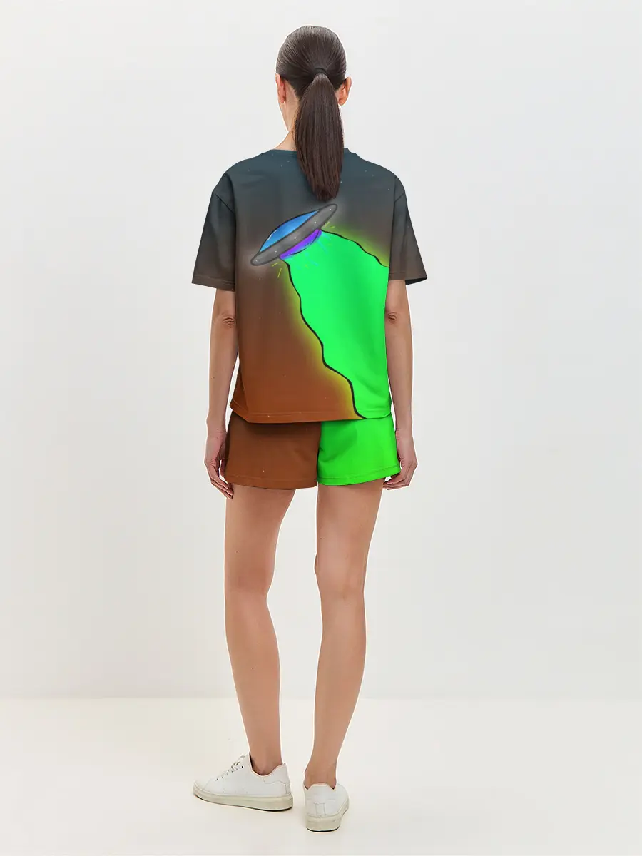 Женская пижама с шортами / НЛО