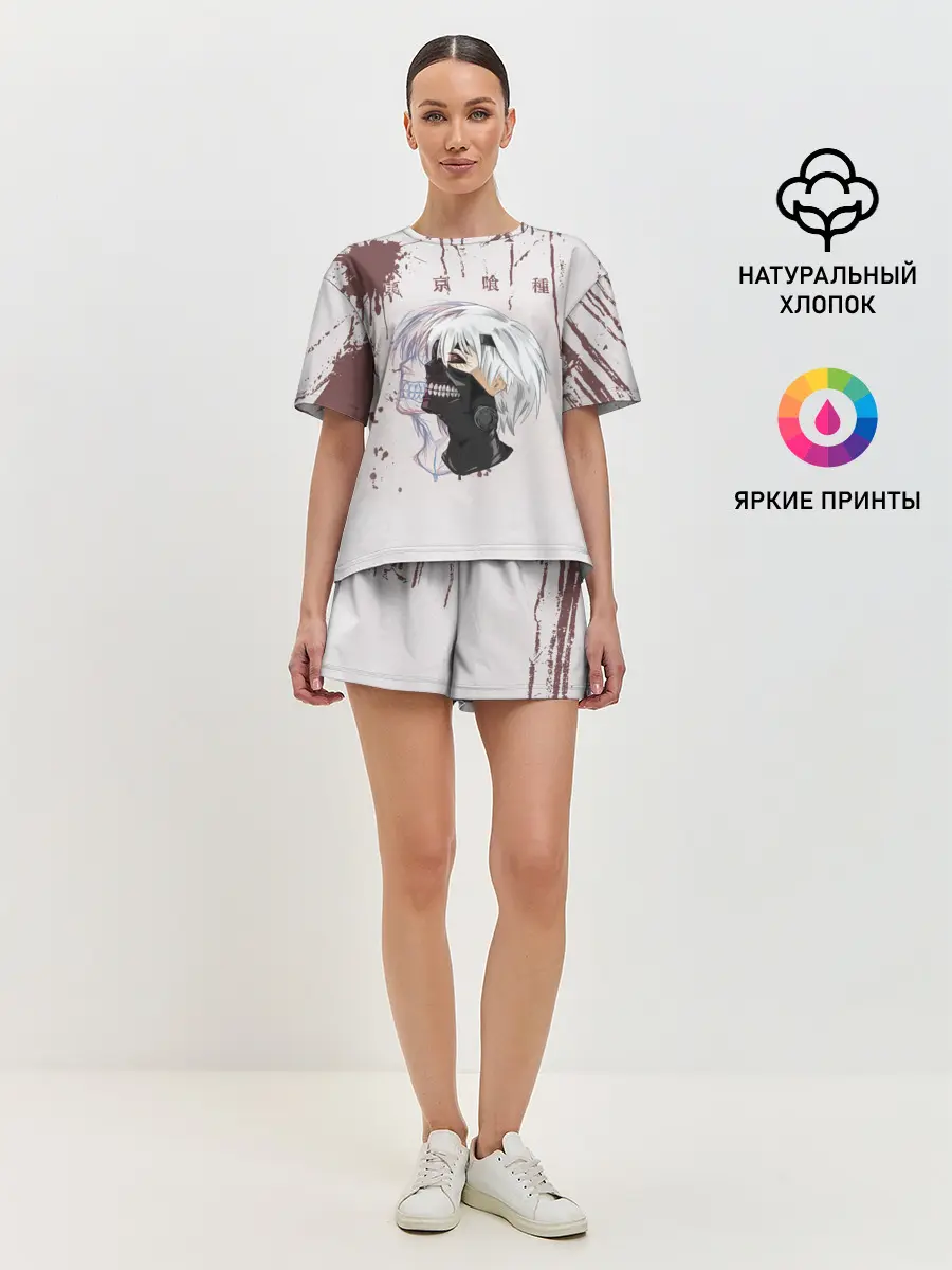 Женская пижама с шортами / Канеки Кан